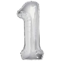 34 inch-es 1 Ezüst - Silver Számos Super Shape Fólia Lufi