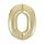 34 inch-es 0 Arany-Gold Számos Super Shape Fólia Lufi