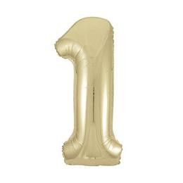 34 inch-es 1 Arany-Gold Számos Super Shape Fólia Lufi