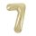 34 inch-es 7 Arany-Gold Számos Super Shape Fólia Lufi