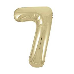 34 inch-es 7 Arany-Gold Számos Super Shape Fólia Lufi