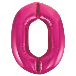   34 inch-es 0 Rózsaszín - Pink Számos Super Shape Fólia Lufi