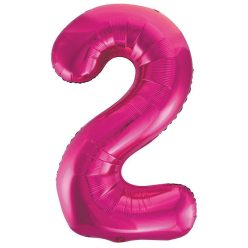   34 inch-es 2 Rózsaszín - Pink Számos Super Shape Fólia Lufi