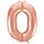 34 inch-es 0 Rózsaarany - Rose Gold Számos Super Shape Fólia Lufi