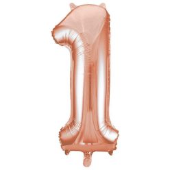   34 inch-es 1 Rózsaarany - Rose Gold Számos Super Shape Fólia Lufi