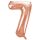 34 inch-es 7 Rózsaarany - Rose Gold Számos Super Shape Fólia Lufi
