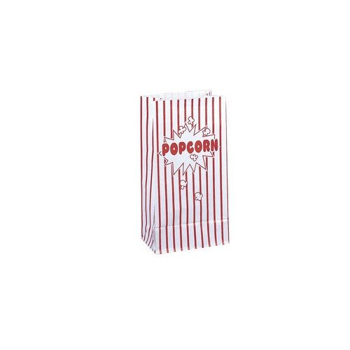 Fehér-Piros Csíkos Nagy Popcorn Doboz, 10 db-os