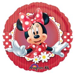 18 inch-es Pöttyös Minnie Egér Fólia Lufi