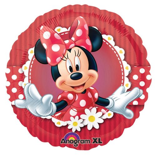 18 inch-es Pöttyös Minnie Egér Fólia Lufi