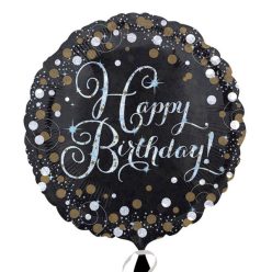   18 inch-es Happy Birthday Sparkling Születésnapi Fólia Lufi