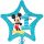 18 inch-es Mickey Mouse Csillag Alakú Első Szülinapi Fólia Lufi