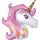 Glitteres Magical Unicorn - Egyszarvú Super Shape Fólia Lufi