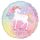 18 inch-es Enchanted Unicorn Birthday Szülinapi Fólia Lufi
