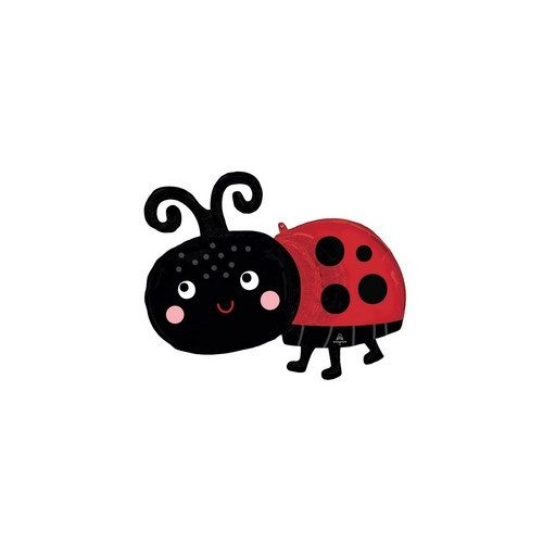 Katicabogár - Happy Ladybug Super Shape Fólia Lufi