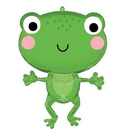 Béka - Happy Frog Super Shape Fólia Lufi