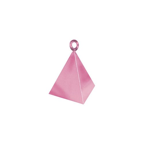 Gyöngyház Rózsaszín (Pearl Pink) Piramis Léggömbsúly - 110 gramm
