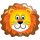 29 inch-es Oroszlán Fej - Lovable Lion Fólia Lufi