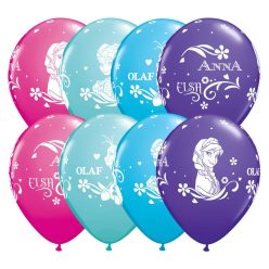   11 inch-es Jégvarázs - Anna, Elsa és Olaf Spec. Asst. Lufi