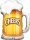 35 inch-es Cheers! Beer Mug Fólia Lufi