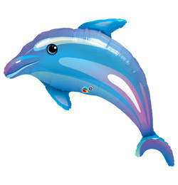 42 inch-es Delfin - Delightful Dolphin Fólia Lufi