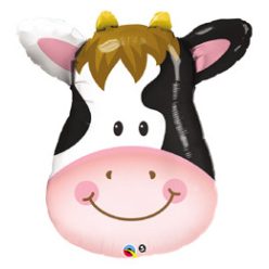 32 inch-es Mosolygó Tehén Fej - Contented Cow Fólia Lufi