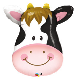 32 inch-es Mosolygó Tehén Fej - Contented Cow Fólia Lufi