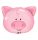 30 inch-es Playful Pig - Malac Fej Fólia Lufi