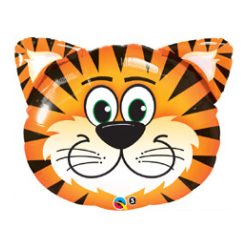 30 inch-es Tickled Tiger - Tigris Fej Fólia Lufi