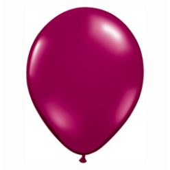 5 inch-es Sparkling Burgundy Kerek Lufi 