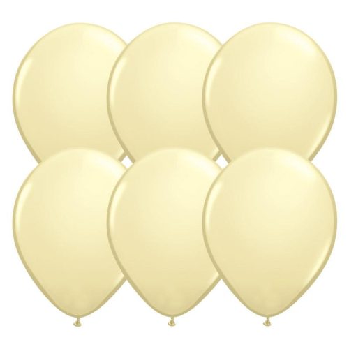 11 inch-es Ivory Silk (Fashion) Kerek Lufi