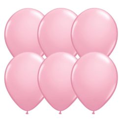 11 inch-es Pink (Standard) Kerek Lufi