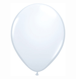 11 inch-es White (Standard) Kerek Lufi