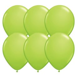 11 inch-es Lime Green (Fashion) Kerek Lufi