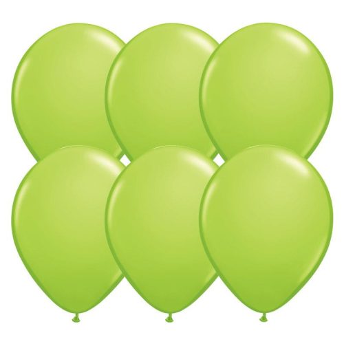 11 inch-es Lime Green (Fashion) Kerek Lufi