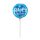 9 inch-es Birthday Blue Sparkle Szülinapi Fólia Lufi (5 db/csomag)