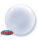 24 inch-es Clear - Átlátszó Deco Bubble Lufi