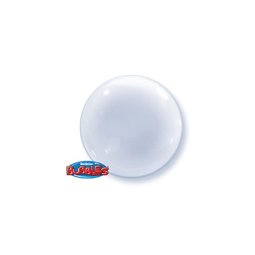 24 inch-es Clear - Átlátszó Deco Bubble Lufi