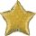 20 inch-es Glittergraphic Gold Csillag Fólia Lufi