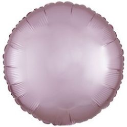 18 inch-es Matt Pink - Silk Pink Kerek Fólia Lufi