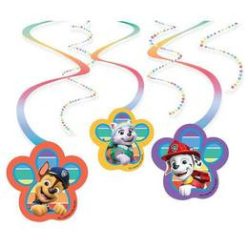   Mancs Őrjárat - Paw Patrol 2022 Spirális Függő Dekoráció - 6 db-os