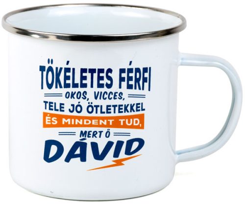 Top Pasik Fémbögre "DÁVID"