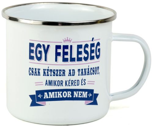 Top Pasik Fémbögre "FELESÉG"