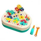 Pötyi építő klt., szerelős, puzzle, 3D-s, 217 db, bőröndös, 25x21 cm