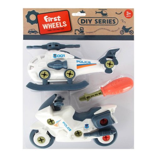 Szerelős helikopter+ Motor klt., 26x31+ cm zacsk.