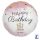 Ibrex 14 inch-es Happy Birthday Pink Szülinapi Fólia Lufi