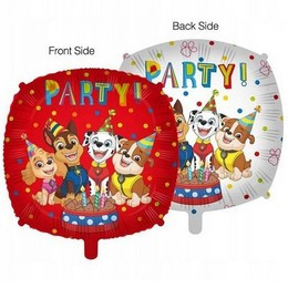 18 inch-es Mancs Őrjárat - Paw Patrol Dupla Oldalú Fólia Lufi