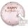 18 inch-es Happy Birthday Feliratozható Pink Szülinapi Fólia Lufi