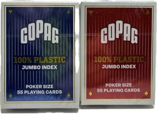 Römi kártya dobozos 100% plastic
