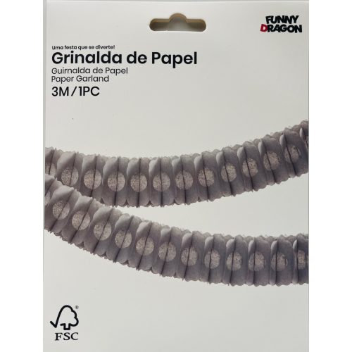 GIRLAND 3M EZÜST