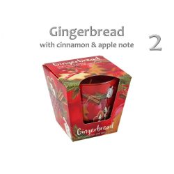 Illatgyertya pohárban Gingerbread 9cm